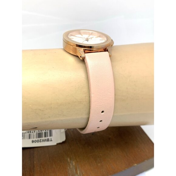 Tory Burch Women\'s Watch TBW2006 Gigi Quartz Rose Gold Pink Leather Band 28mm main image 4